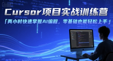 Cursor项目实战训练营，两小时快速掌握AI编程，零基础也能轻松上手资源站资源站